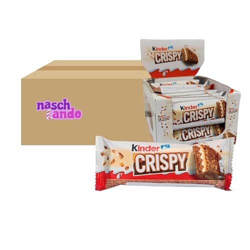 Kinder Crispy Riegel 14er Pack | 14x 34g | Knuspriger Waffel-Riegel mit Haselnuss- & Milchcreme | Umhüllt von zarter Milchschokolade | Perfekt für zwischendurch von Vegan Bro Sweets Kinder Crispy Riegel 14er Pack | 14x 34g | Knuspriger Waffel-Riegel mit Haselnuss- & Milchcreme | Umhüllt von zarter Milchschokolade | Perfekt für zwischendurch von Vegan Bro Sweets von Vegan Bro SWEETS
