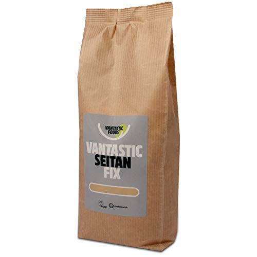 Vantastic Foods Seitan Fix 750g | Seitan Basis Pulver | Seitanfix Weizengluten | Fleischersatz | Fleischalternative | Großgebinde Sparpack Vantastic Foods Seitan Fix 750g | Seitan Basis Pulver | Seitanfix Weizengluten | Fleischersatz | Fleischalternative | Großgebinde Sparpack von Vegan