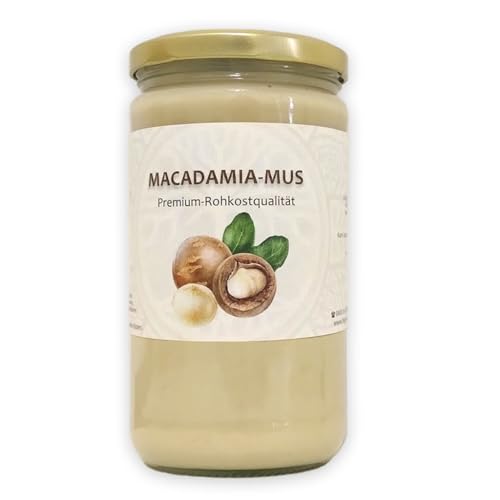 Bio Macadamiamus 1Kg Rohkost aus 100% handgeknackten Nüssen, fein vermahlen in gekühlten Granitmühlen, cremiger Geschmack, für Soßen, Cremes, Obst & Gemüse, Müsli und mehr von Vegaya von Vegaya
