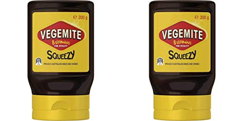 Vegemite Squeezy Yeast Extract Spread Hefeextrakt Doppelpack 2x200g von Vegemite