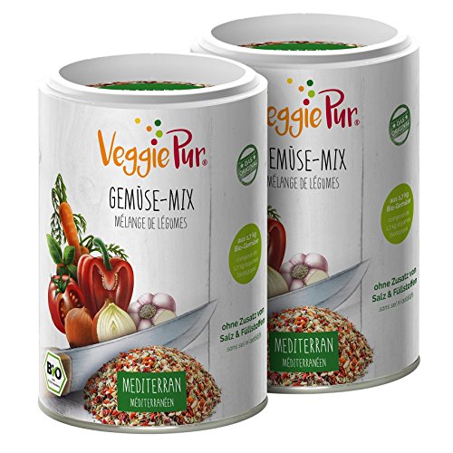 VeggiePur Bio Gemüse-Mix im 2-er Pack (Die Mediterrane) von VeggiePur
