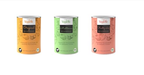 VeggiePur Bio Gemüse-Mix, 390 g (Das Probierpaket: Originale, Mediterrane und Scharfe Mischung) von VeggiePur