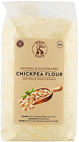 Veggy Duck - Kichererbsenmehl (1Kg) - Glutenfrei | GVO-frei | Natürlich Vegan | Made in Italy von Veggy Duck