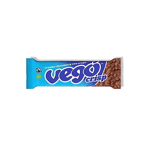 Vego Crisp, Creamy chocolate & rice crisps, 40g (12) von Vego