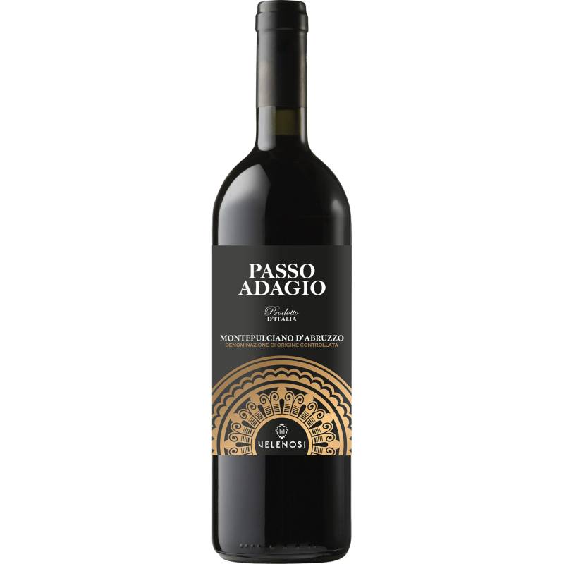 Passo Adagio Montepulciano, Montepulciano d'Abruzzo DOC 1,5L, Abruzzen, 2022, Rotwein von Velenosi S.r.l., IT-63100 Ascoli Piceno