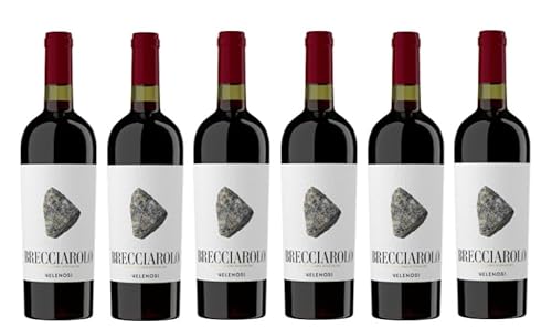 6x 0,75l - 2022er - Velenosi - Brecciarolo - Rosso Piceno Superiore D.O.P. - Marché - Italien - Rotwein trocken 6x 0,75l - 2022er - Velenosi - Brecciarolo - Rosso Piceno Superiore D.O.P. - Marché - Italien - Rotwein trocken von Velenosi