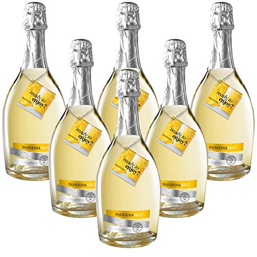 VELENOSI Schaumweine - Italienischer Sekt Charmat-Methode PASSERINA spumante brut (6 flaschen 75 cl.) von Velenosi