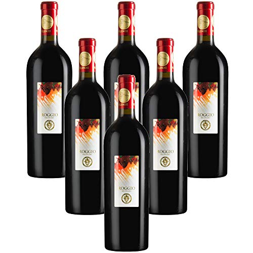 VELENOSI Weine - Ascoli Piceno - Italien Roggio del Filare - Rotwein Piceno D.O.C. höher Italienischer Rotwein (6 flaschen 75 cl.) von Velenosi