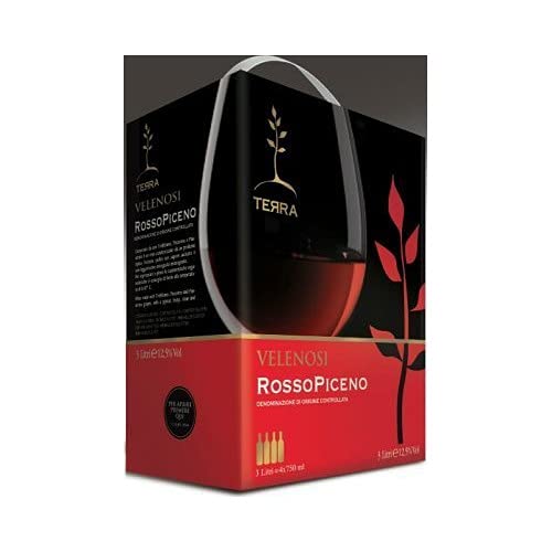 VELENOSI-Weine - Entry Level Rosso Piceno D.O.C. italianischer rotwein (3 bag in box 3 liter (9 liter)) von Velenosi