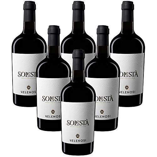 VELENOSI Weine - SOLESTA '- Rotwein Piceno D.O.C. höher Italienischer Rotwein (6 flaschen 75 cl.) von Velenosi