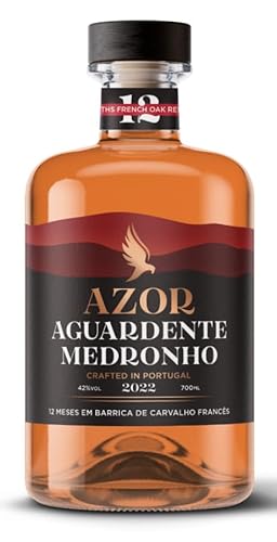 AZOR Premium Aguardente Medronho Erdbeerbaum Brandy Weinbrand 12 Monate im Eichenfass gereift aus den Azoren Portugal AZOR Premium Aguardente Medronho Erdbeerbaum Brandy Weinbrand 12 Monate im Eichenfass gereift aus den Azoren Portugal von Velho Terra