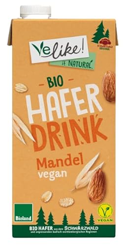 Velike! Bio H-Haferdrink, mit Mandel, 12 x 1 Liter Velike! Bio H-Haferdrink, mit Mandel, 12 x 1 Liter von Velike!
