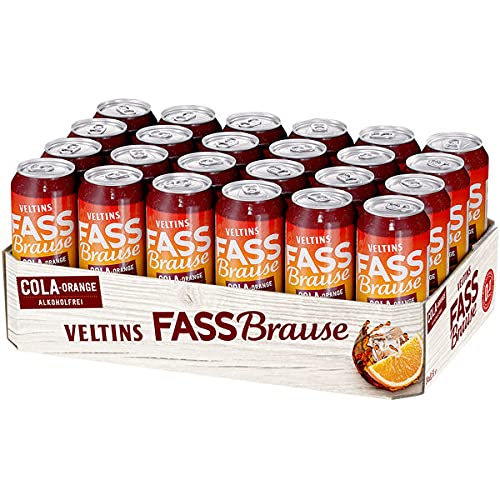 24 Dosen Veltins Fassbrause Cola Orange 24 x 0,5L Alkoholfreies Erfrischungsgetränk inclusive 6,00€ Einweg Pfand von Veltins