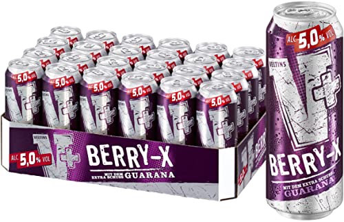 VELTINS V+ Berry-X Biermischgetränk, EINWEG (24 x 0.5 l Dose) von Veltins V+