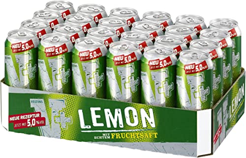 VELTINS V+ Lemon Biermischgetränk, EINWEG (24 x 0.5 l Dose) von Veltins V+