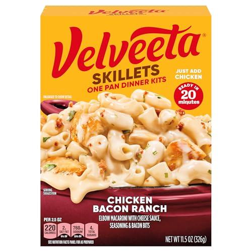 Velveeta Skillets Chicken Bacon Ranch One Pan Dinner Kit, 326.0 g Box Velveeta Skillets Chicken Bacon Ranch One Pan Dinner Kit, 326.0 g Box von Velveeta