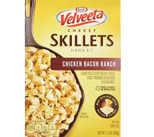Velveeta Chicken Bacon Ranch Bratpfanne, 3 Stück, 326 ml Velveeta Chicken Bacon Ranch Bratpfanne, 3 Stück, 326 ml von Velveeta
