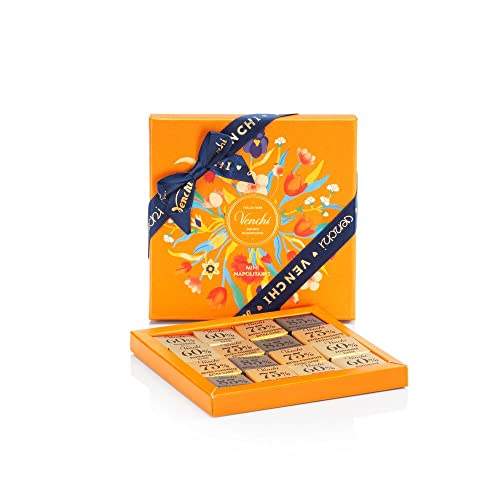 Venchi - Barock-Kollektion - Geschenkbox mit verschiedenen zartbitteren Pralinen, 47 g - Geschenkidee - Glutenfrei - Vegan von Venchi