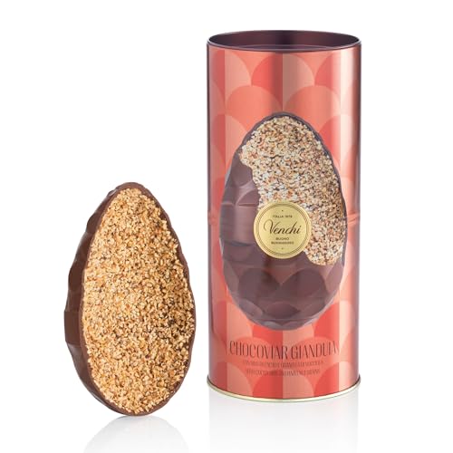 Venchi - Chocoviar Gianduia-Schokoladenei, Gianduia-Geschmack, mit Körnern der "Piemont-Haselnüss", mit Überraschung, Glutenfrei, Vegan, 390 gr, Osterkollektion, Geschenkidee Venchi - Chocoviar Gianduia-Schokoladenei, Gianduia-Geschmack, mit Körnern der "Piemont-Haselnüss", mit Überraschung, Glutenfrei, Vegan, 390 gr, Osterkollektion, Geschenkidee von Venchi