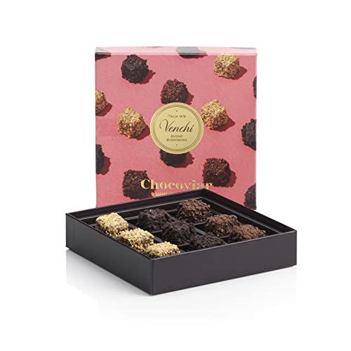 Venchi - Geschenkspackung mit Mini-Chocoviar Pralinenmischung, 125 g - Geschenkidee - Glutenfrei Venchi - Geschenkspackung mit Mini-Chocoviar Pralinenmischung, 125 g - Geschenkidee - Glutenfrei von Venchi