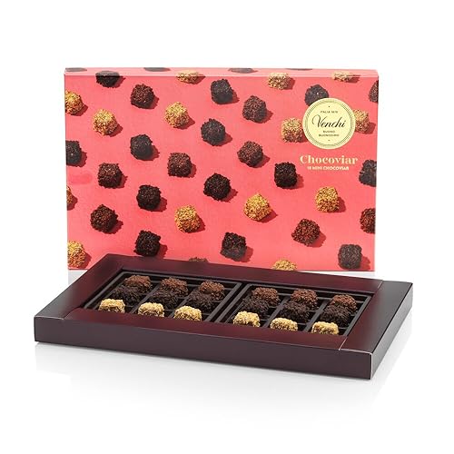 Venchi - Geschenkspackung mit Mini-Chocoviar Pralinenmischung, 250 g - Geschenkidee - Glutenfrei Venchi - Geschenkspackung mit Mini-Chocoviar Pralinenmischung, 250 g - Geschenkidee - Glutenfrei von Venchi