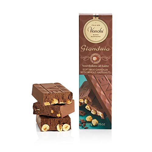 Venchi - Gianduia Haselnuss Vollmilchschokolade, 200 g - Glutenfrei von Venchi