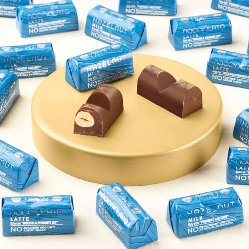 Venchi - Haselnuss-Milch Schokobarren -70% Zucker - Praline mit ganzen IGP-Piemont Haselnüssen, 1 kg - Glutenfrei Venchi - Haselnuss-Milch Schokobarren -70% Zucker - Praline mit ganzen IGP-Piemont Haselnüssen, 1 kg - Glutenfrei von Venchi