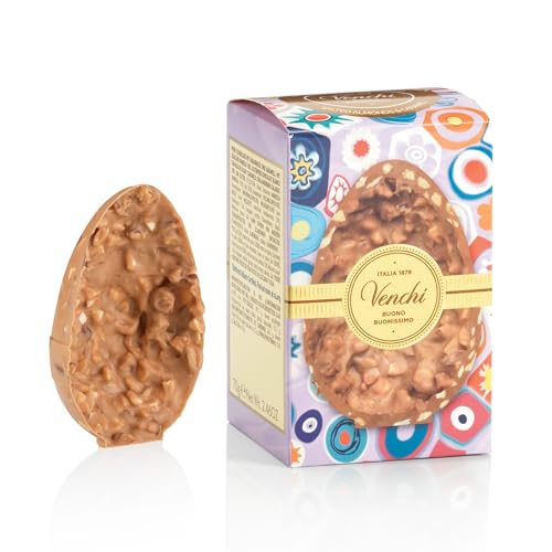 Venchi - Mignon-Schokoladenei, Gourmet-Salzmandel- und Karamellgeschmack, 70 gr, Glutenfrei, ohne Überraschung, Osterkollektion, Geschenkidee Venchi - Mignon-Schokoladenei, Gourmet-Salzmandel- und Karamellgeschmack, 70 gr, Glutenfrei, ohne Überraschung, Osterkollektion, Geschenkidee von Venchi