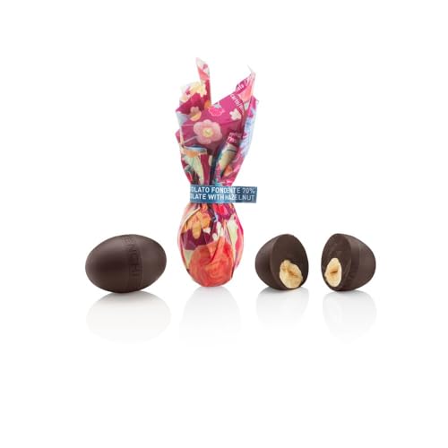 Venchi - Mini-Eier aus Zartbitterschokolade 70% - mit ganzen IGP-Piemont-Haselnüssen, 1 kg - vegan - glutenfrei von Venchi