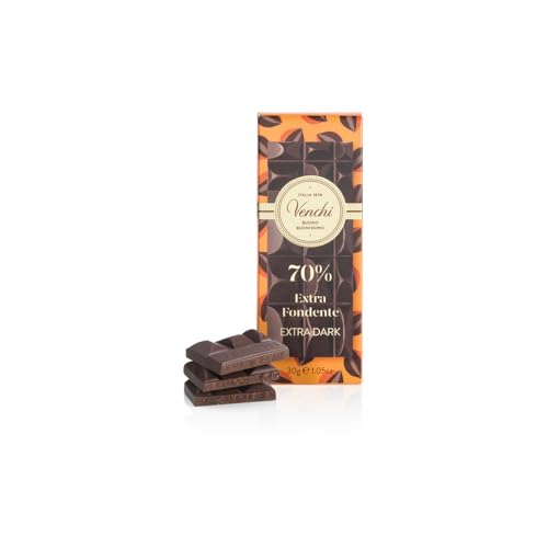 Venchi - Mini-Tafel Extrabitter 85%, 35 g - mit ausgewählten Kakaomischungen - Glutenfrei - Vegan Venchi - Mini-Tafel Extrabitter 85%, 35 g - mit ausgewählten Kakaomischungen - Glutenfrei - Vegan von Venchi