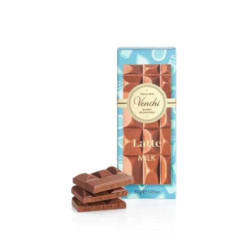 Venchi – Mini-Tafel Milchschokolade Extra, 30 g – mit Vanille – Glutenfrei Venchi – Mini-Tafel Milchschokolade Extra, 30 g – mit Vanille – Glutenfrei von Venchi