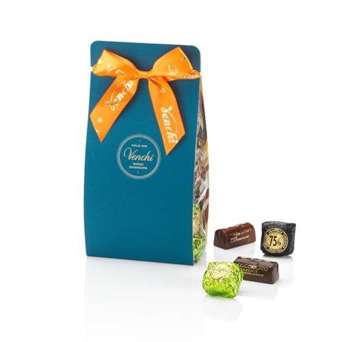Venchi – Murrine Kollektion – Geschenkbox mit sortierten Chocoviar- und Schokobarren-Pralinen, 403 g – Mit IGP-Piemont Haselnuss – Geschenkidee – Gluteinfrei Venchi – Murrine Kollektion – Geschenkbox mit sortierten Chocoviar- und Schokobarren-Pralinen, 403 g – Mit IGP-Piemont Haselnuss – Geschenkidee – Gluteinfrei von Venchi