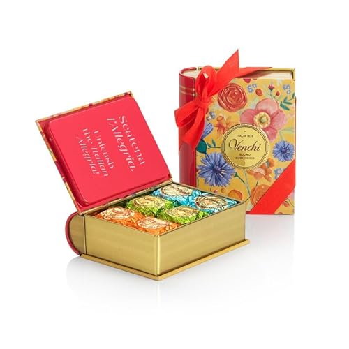 Venchi - Oster-Kollektion - Mini-Geschenksbuch mit Chocoviar Pralinen, 104 g - Geschenkidee - glutenfrei von Venchi