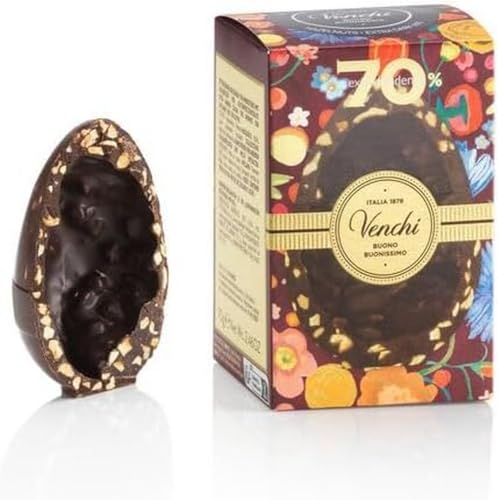 Venchi - Osterkollektion - Mignon-Ei extra Zartbitter 70% - mit Piemonteser IGP-Haselnüssen, 70 g - Geschenkidee - vegan- glutenfrei Venchi - Osterkollektion - Mignon-Ei extra Zartbitter 70% - mit Piemonteser IGP-Haselnüssen, 70 g - Geschenkidee - vegan- glutenfrei von Venchi
