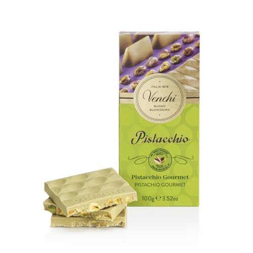 Venchi - Pistazien-Gourmet-Schokoladentafel - Weiße Schokolade und Pistaziencreme, 100 g - Glutenfrei Venchi - Pistazien-Gourmet-Schokoladentafel - Weiße Schokolade und Pistaziencreme, 100 g - Glutenfrei von Venchi