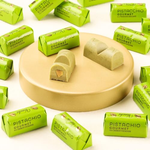 Venchi – Pistazien-Schokobarren Gourmet, 1 kg – Pralinen mit krokanten Pistazien – Glutenfrei Venchi – Pistazien-Schokobarren Gourmet, 1 kg – Pralinen mit krokanten Pistazien – Glutenfrei von Venchi
