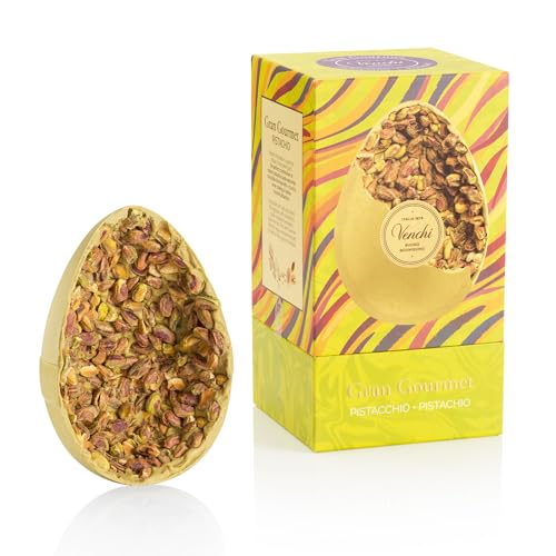Venchi - Schokoladenei, Pistazien-Schokoladengeschmack, mit Ganzen Pistazien, mit Überraschung, Glutenfrei, 500 gr, Osterkollektion, Geschenkidee Venchi - Schokoladenei, Pistazien-Schokoladengeschmack, mit Ganzen Pistazien, mit Überraschung, Glutenfrei, 500 gr, Osterkollektion, Geschenkidee von Venchi