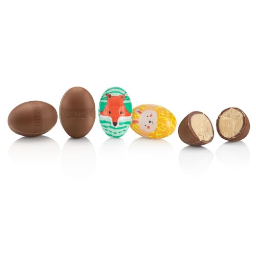 Venchi - Schokoladeneier, 1 Kg, Milchschokoladengeschmack, Gefüllt mit Milchcreme, für Kinder, Glutenfrei, Osterkollektion, Geschenkidee Venchi - Schokoladeneier, 1 Kg, Milchschokoladengeschmack, Gefüllt mit Milchcreme, für Kinder, Glutenfrei, Osterkollektion, Geschenkidee von Venchi