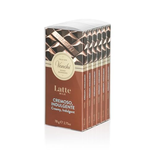 Venchi – Set mit 6 Tafeln sortierter Milch-Schokolade, 468 g – Glutenfrei - Geschenkidee Venchi – Set mit 6 Tafeln sortierter Milch-Schokolade, 468 g – Glutenfrei - Geschenkidee von Venchi