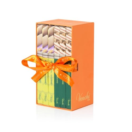 Venchi – Set mit 6 Tafeln sortierter Pistazien-Schokolade, 630 g – Glutenfrei - Vegan - Geschenkidee Venchi – Set mit 6 Tafeln sortierter Pistazien-Schokolade, 630 g – Glutenfrei - Vegan - Geschenkidee von Venchi