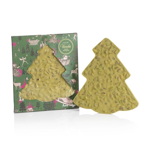 Venchi – Weihnachtskollektion – Brutto&Buono-Tanne aus Gesalzner Pistazie, 300 g - Handgefertigte Pistazienschokoladen-Platte- Mit ganzen Pistazien - Geschenkidee - Glutenfrei Venchi – Weihnachtskollektion – Brutto&Buono-Tanne aus Gesalzner Pistazie, 300 g - Handgefertigte Pistazienschokoladen-Platte- Mit ganzen Pistazien - Geschenkidee - Glutenfrei von Venchi