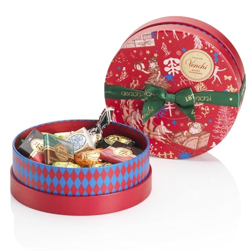 Venchi – Weihnachtskollektion – Geschenk-Hutschachtel mit verschiedenen Pralinen, 164 g – Geschenkidee – Glutenfrei Venchi – Weihnachtskollektion – Geschenk-Hutschachtel mit verschiedenen Pralinen, 164 g – Geschenkidee – Glutenfrei von Venchi