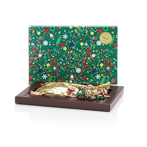 Venchi - Weihnachtskollektion- Geschenkbox mit Pralinenmischung, 230 g - Geschenkidee - Glutenfrei von Venchi