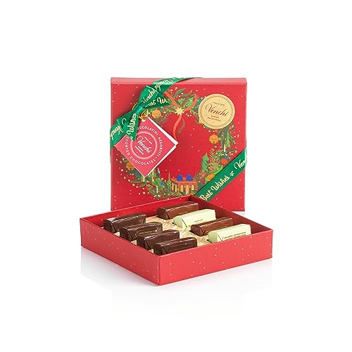 Venchi - Weihnachtskollektion- Nikolaus Schokolade - Geschenkverpackung mit Schokobarren-Pralinenmischung, 108 g - Geschenkidee - Glutenfrei von Venchi