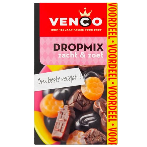 3 X Venco Dropmix Zoet Zacht - Weich & Süß - 490g von Venco