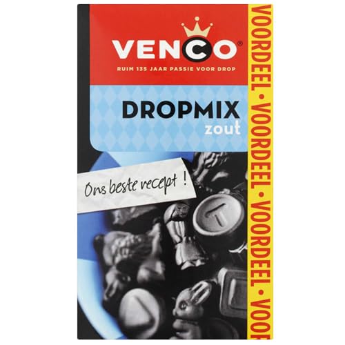 8 X Venco Dropmix Zout - Lakritz Salz - 490g von Venco