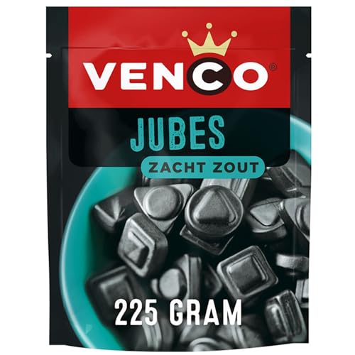 Venco Jubes 225g I Weich-Salzige Lakritz aus den Niederlanden I Holländische Salzlakritz I Zoute Drop aus Holland von Venco