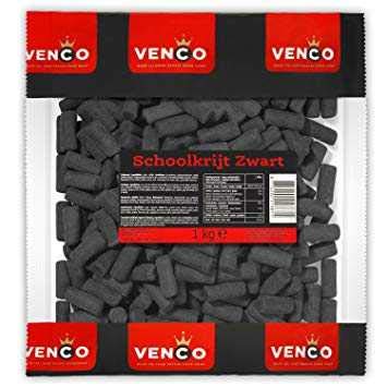 Venco - Schulkreide Lakritze Schwarz - 6x 1kg von Venco