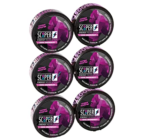 Vendigo Scooper Energy | 1 Gratis Scooper Dose | Mix deine eigene SCOOPER Box | + BMB Duftbaum (6x Ice Grapefruit + 1 Gratis) von Vendigo