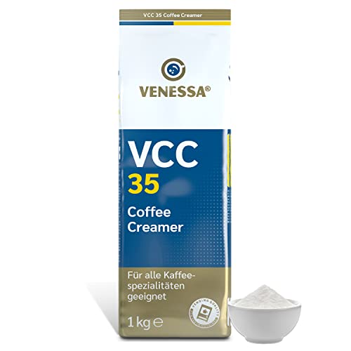 Venessa Coffee Creamer VCC35 - 10 x 1kg Kaffeeweißer, hochwertiger Kaffeeweißer für Vending Automaten, hohe Weißkraft, leicht löslich, Aromaschutzbeutel von Venessa
